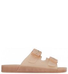 Klapki DeeZee beżowe damskie