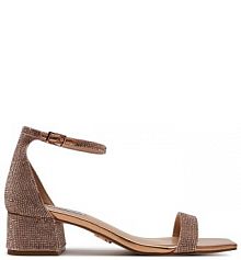 Sandały na obcasie Steve Madden różowe