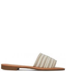 Klapki DeeZee beżowe damskie