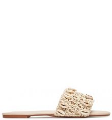 Klapki DeeZee beżowe damskie