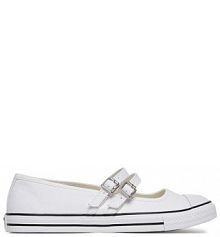 Baleriny Converse białe