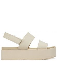 Sandały na obcasie Calvin Klein Jeans écru