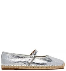Espadryle MICHAEL Michael Kors srebrne damskie