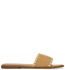 Klapki DeeZee beżowe damskie