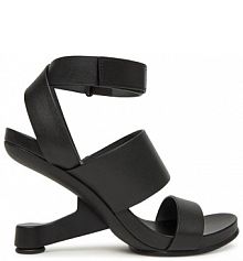 Sandały na obcasie United Nude czarne