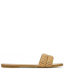 Klapki DeeZee beżowe damskie