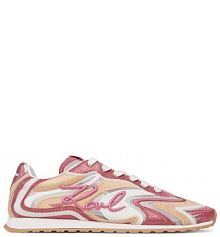 Sneakersy KARL LAGERFELD różowe damskie