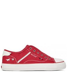 Trampki Mustang czerwone damskie