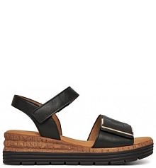 Sandały na obcasie Gabor czarne