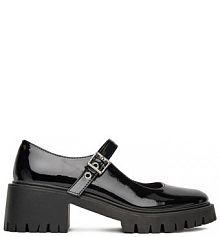 Półbuty na obcasie DeeZee czarne