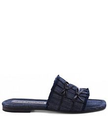 Klapki Kennel & Schmenger granatowe damskie