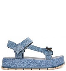 Sandały na obcasie Melissa niebieskie