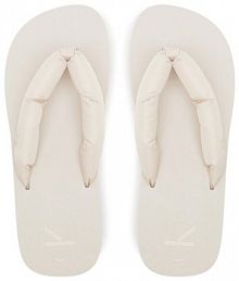 Japonki Calvin Klein Jeans beżowe damskie