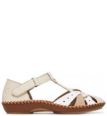 Sandały Rieker beżowe damskie