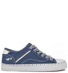 Trampki Mustang niebieskie damskie