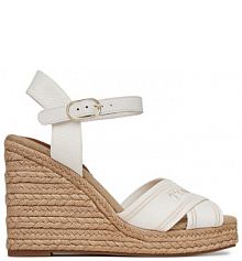 Espadryle Tommy Hilfiger écru damskie