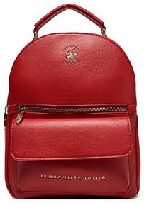 Plecak Beverly Hills Polo Club czerwony damski