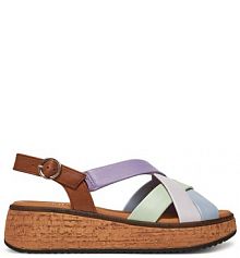 Sandały na obcasie Gabor kolorowe