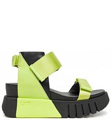 Sandały na obcasie United Nude zielone