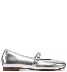 Baleriny Tamaris srebrne