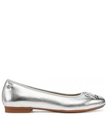 Baleriny Tamaris srebrne