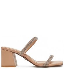 Klapki DeeZee beżowe damskie