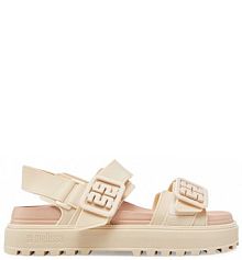 Sandały na obcasie Melissa beżowe