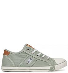 Trampki Mustang zielone damskie