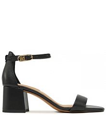 Sandały na obcasie Tommy Hilfiger czarne