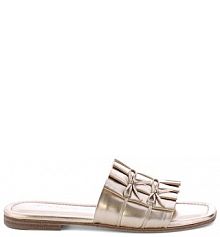 Klapki Kennel & Schmenger złote damskie