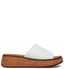 Klapki Gabor białe damskie