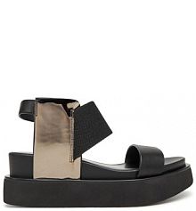 Sandały na obcasie United Nude czarne