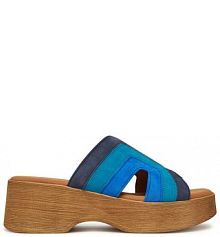 Klapki Gabor niebieskie damskie