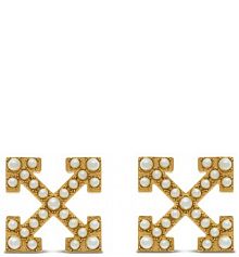 Kolczyki Off-White złote White