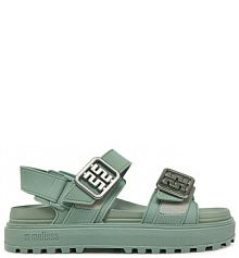 Sandały Melissa zielone damskie