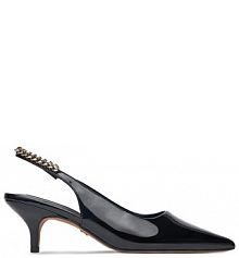 Sandały na obcasie Nine West czarne