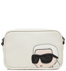 Torebka listonoszka Karl Lagerfeld Kids biała