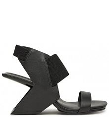 Sandały na obcasie United Nude czarne