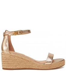 Espadryle Tommy Hilfiger złote damskie