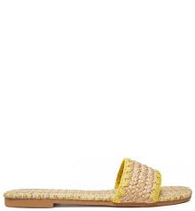 Klapki DeeZee beżowe damskie