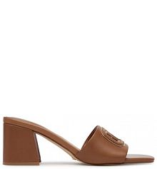 Klapki Guess brązowe damskie