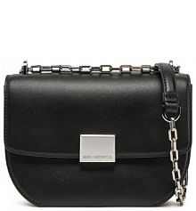 Torebka wieczorowa KARL LAGERFELD czarna