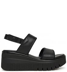 Sandały na obcasie Tamaris czarne