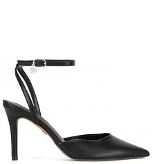 Sandały na obcasie Nine West czarne