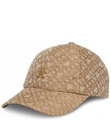 Czapka z daszkiem Tommy Hilfiger beżowa damska