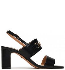 Sandały na obcasie Nine West czarne