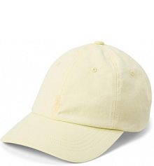 Czapka z daszkiem Polo Ralph Lauren żółta damska