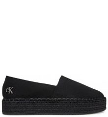 Espadryle Calvin Klein Jeans czarne damskie