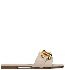 Klapki DeeZee beżowe damskie