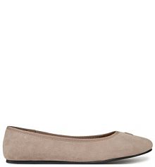 Baleriny Tommy Hilfiger beżowe